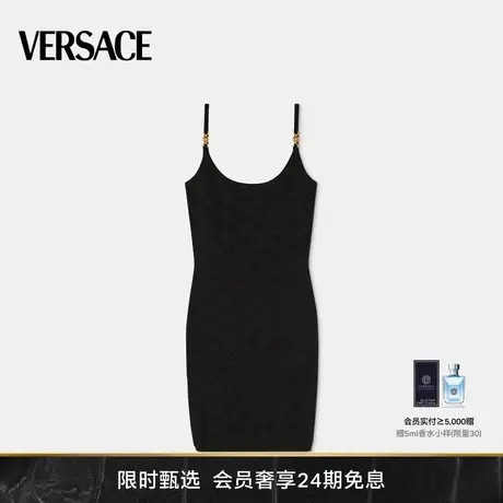 VERSACE/范思哲 女士Medusa La Greca提花迷你连衣裙图片