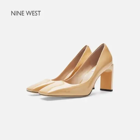 【商场同款】Nine West/玖熙优雅漆面高跟鞋2025年新款女不累脚图片