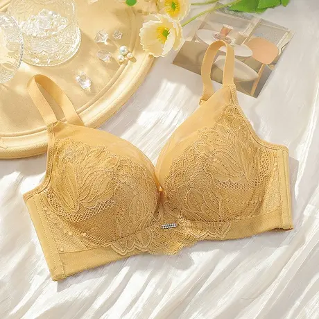 Shaply/莎莲妮商场同款大胸显小薄款软钢圈调整型上托聚拢收副乳商品大图