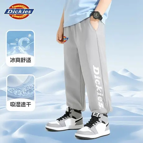Dickies童装男童裤子夏季2025新款男孩夏装速干运动裤儿童防蚊裤A商品大图