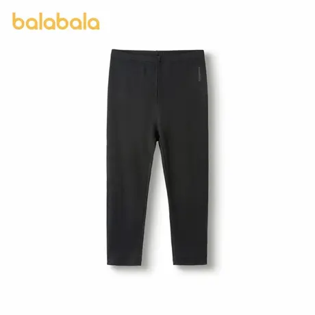 巴拉巴拉打底裤女中大童夏装新款莫代尔七分裤时尚简约针织休闲裤商品大图