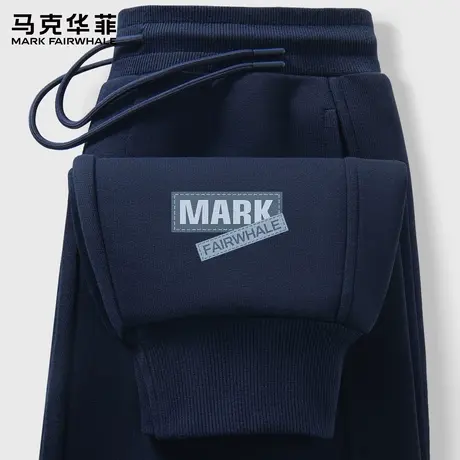 马克华菲束脚卫裤男款秋季2025新款运动裤男日系潮牌休闲长裤子X商品大图