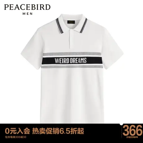 太平鸟男装2023年春季POLO领线套衫男上衣B1EED1422商品大图