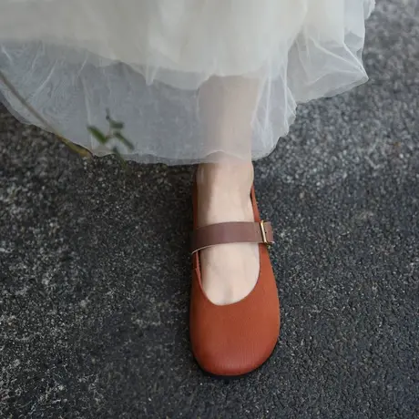 Artmu阿木原创平底单鞋女玛丽珍女鞋子配裙子软底2025春季新款商品大图