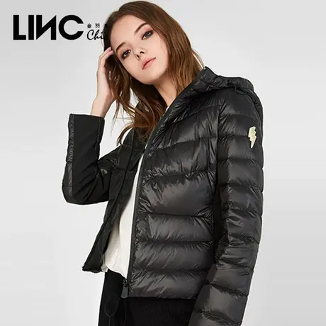 断码清仓LINC金羽杰轻薄羽绒服女新款反季旧款连帽短款女款面包服商品大图