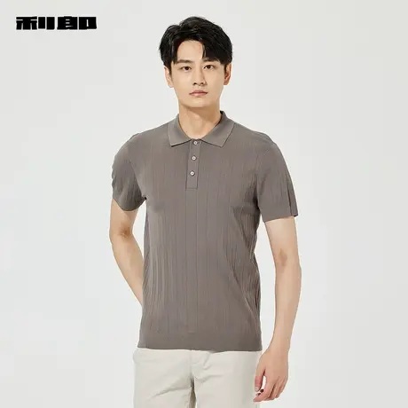 【商场同款】利郎官方短袖针织polo衫男2025夏商务上衣25XTX5211S图片
