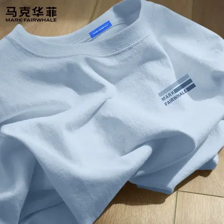 马克华菲男款长袖t恤纯棉男士打底衫春秋款2025新款宽松男装上衣X商品大图