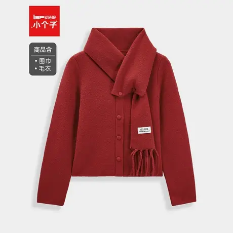IEF/爱依服【小个子专属】2025秋冬新款法式设计感通勤风毛织上衣商品大图