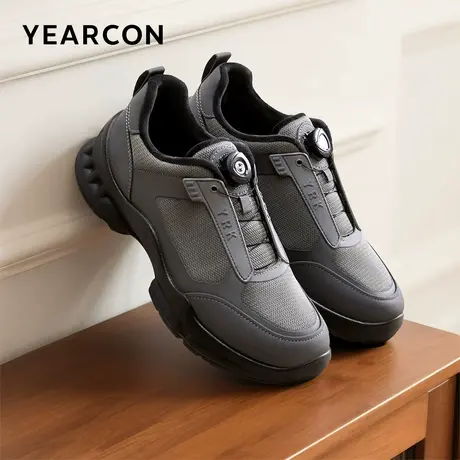 意尔康男鞋2025冬季加绒保暖二棉鞋男士英伦风低帮运动休闲健步鞋商品大图