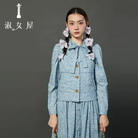 淑女屋官方旗舰店翻驳领棉马甲女外穿设计感小众2023秋冬新款外套图片