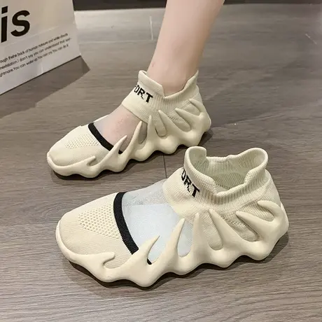 运动鞋女款夏季2024年新款薄款透气八爪鱼女鞋椰子鞋休闲鞋跑步鞋商品大图