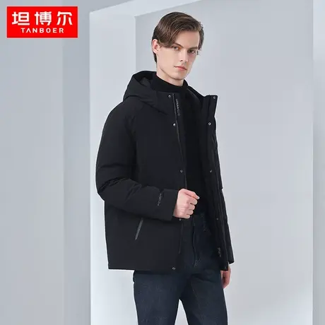 【可脱卸内胆】坦博尔2022年新款男士羽绒服商务休闲外套TA331329图片