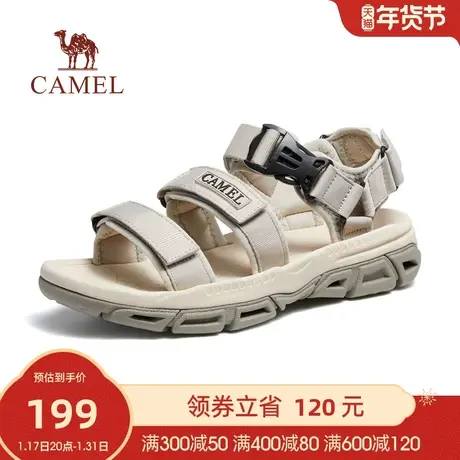 骆驼男鞋夏季魔术贴男士运动凉鞋透气防滑涉水鞋缓震机能户外沙滩商品大图