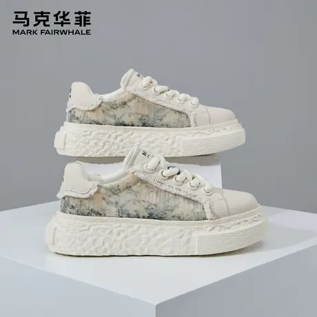 马克华菲小白鞋子运动男鞋夏季2025新款情侣百搭休闲潮鞋透气板鞋图片