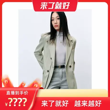 【来了就好】太平鸟双排扣西装A1BAE1202商品大图