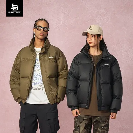 Lilbetter男士羽绒服2023新款保暖冬装加厚情侣装美式面包服外套图片