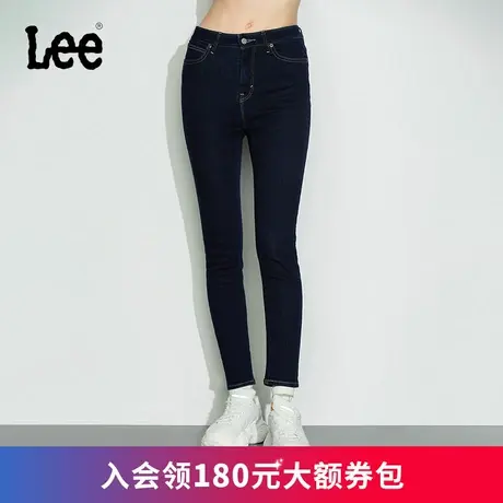 Lee商场同款419紧身高腰女清水洗牛仔裤显瘦潮流LWB1004194TW-898图片