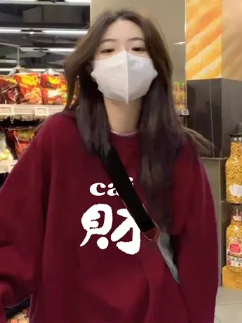 龙年喜庆情侣卫衣2024新款爆款加绒套头外套ins大码冬季百搭上衣商品大图