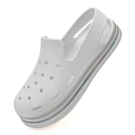 手术室拖鞋女款透气防滑医用护士洞洞鞋女医护一字包头拖增高凉拖商品大图