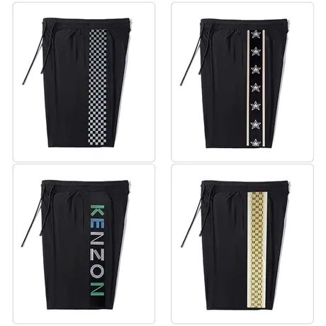 伟臣潮流夏季冰丝轻薄大码休闲短裤男胖子加肥加大宽松肥佬五分裤商品大图