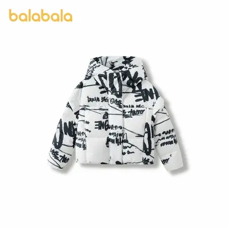 巴拉巴拉儿童羽绒服连帽2023冬童装大童甜美女童外套商品大图