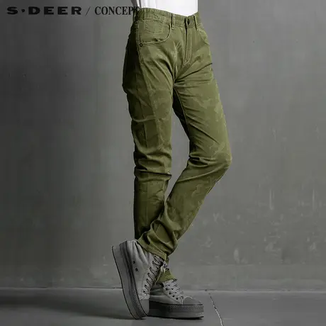 S·DEER＼CONCEPT【新品】圣迪奥女装迷彩纯棉女士长裤5280860商品大图