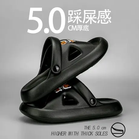 雨鞋男款夏季胶鞋时尚ins外穿室内两用凉鞋轻便舒适开车沙滩水鞋商品大图