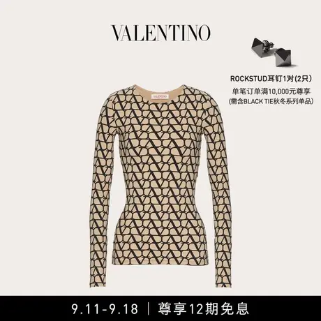 【12期免息】华伦天奴VALENTINO女士V标志上衣商品大图