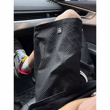 夏季薄款冰丝短裤男休闲ins潮牌日系痞帅中裤港风百搭潮流五分裤图片