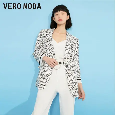 Vero Moda奥莱西装外套夏季清仓复古通勤气质字母潮流个性上衣女图片