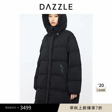 DAZZLE地素奥莱 羽绒服冬季长款鹅绒羽绒服商品大图