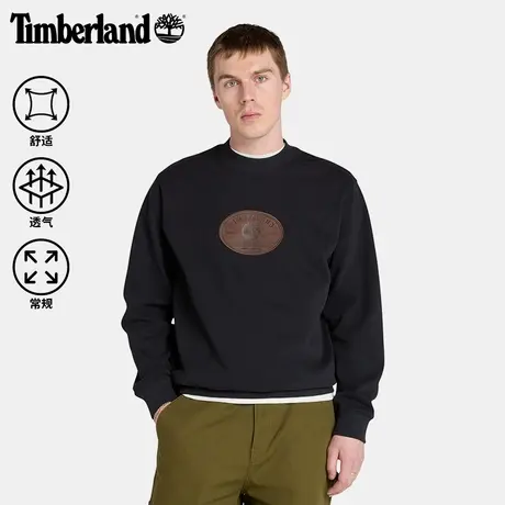 Timberland添柏岚官方男款半高领套头卫衣新款户外毛圈布|A6NCQ商品大图