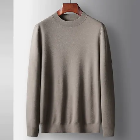 半高领毛衣男秋冬款外穿内搭保暖男士潮流上衣休闲打底长袖针织衫商品大图