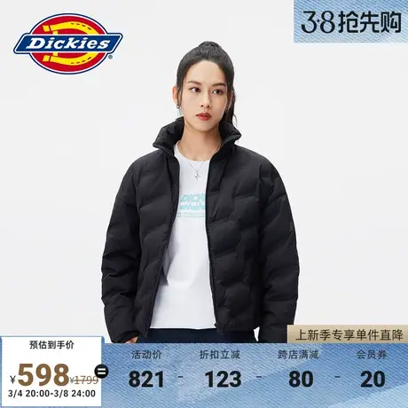 Dickies 秋冬 logo羽绒服 保暖外套上衣女款棉袄商品大图