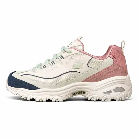 Skechers斯凯奇春夏季款女鞋奶茶熊透气舒适休闲运动鞋厚底熊猫鞋商品大图