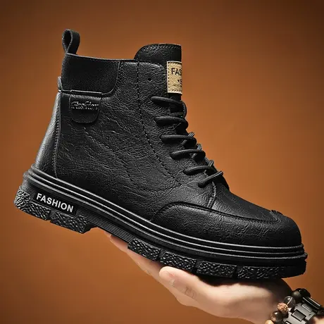 2023新款男士雨鞋厨房防滑耐磨钓鱼水鞋户外高筒防水鞋雨靴子男款商品大图