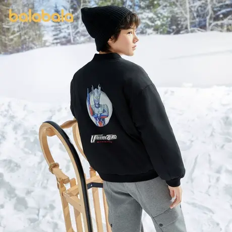 【奥特曼IP】巴拉巴拉儿童羽绒服大童2025春新款保暖男童商品大图