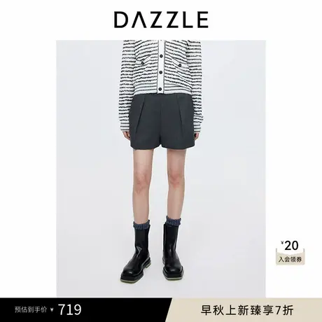 DAZZLE地素奥莱 休闲裤秋季女装西装短裤短裤图片
