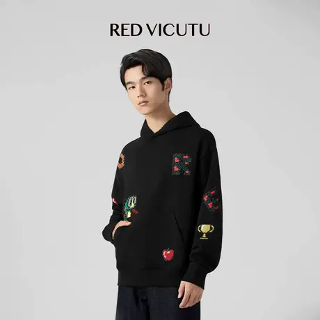 【VICUTU贪吃蛇】蛇年限定贪吃蛇系列卫衣 舒适亲肤连帽长袖T恤商品大图