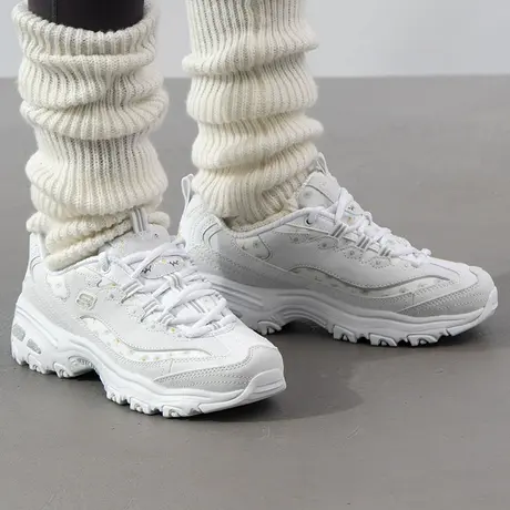 斯凯奇（Skechers）女鞋春秋款新款熊猫鞋厚底增高老爹鞋休闲鞋轻商品大图