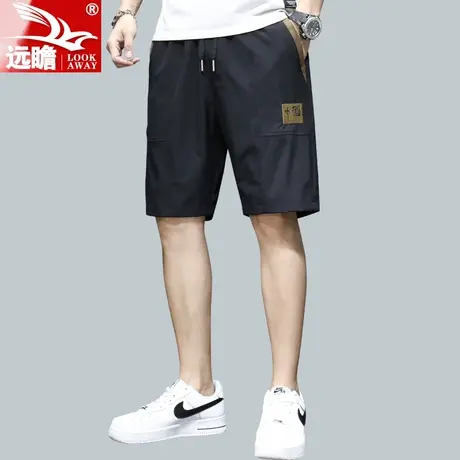 冰丝休闲短裤男夏季薄款男士五分裤夏天2023新款男装5分中裤男款商品大图