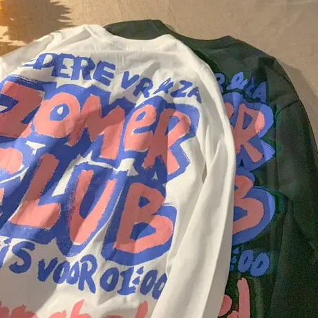 美式vintage卫衣女chic港风宽松韩版ins上衣bf慵懒风春秋薄款外套商品大图