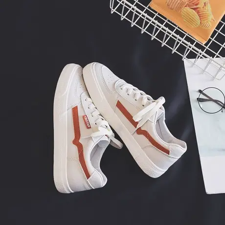 小白鞋女2020春季新款休闲运动鞋网红潮鞋学生百搭平底爆款板鞋潮商品大图