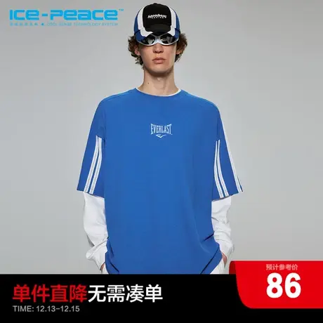 【AIRxPEACE】太平鸟男装everlast联名系列宽松短袖T恤BDAD2235图片