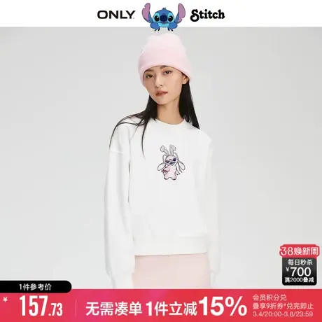 ONLY冬季迪士尼史迪奇DISNEY联名宽松卫衣女|12319S004商品大图