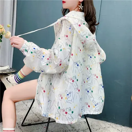 设计感空调防晒服外套女2022年新款春夏宽松休闲洋气百搭上衣外穿商品大图