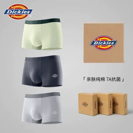 Dickies7A抗菌男士内裤纯棉男生2025新款四角透气青少年平角男款商品大图
