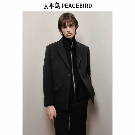 【商场同款】Juan Salazar联名太平鸟男装西服冬季西装 B1BBE4C11商品大图