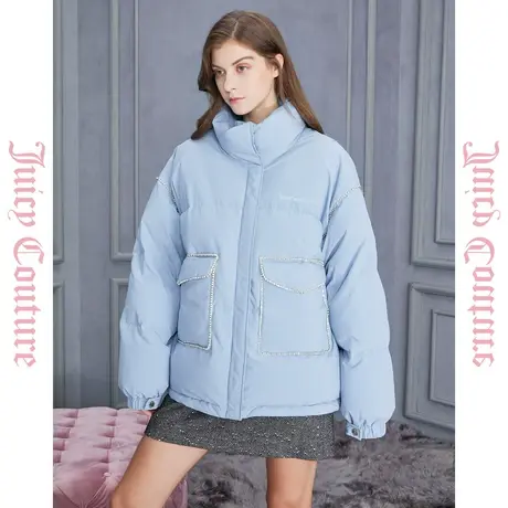 Juicy Couture橘滋女装新款冰川清仓正品印花女式品牌羽绒服反季商品大图