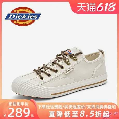 Dickies帆布鞋男款2025新款夏季男鞋潮流百搭透气男士休闲鞋布鞋商品大图